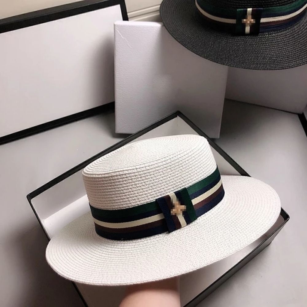 Straw Hat Fedora Hat